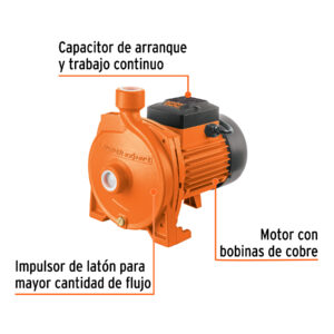 Embobinado en cobre bomba centrifuga Truper Expert BOAC-1/2