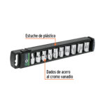 Sistema Truper-Drive de puntas convexas en copas Torx