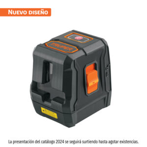 Nivel láser rojo, alcance 10m, de pilas, Truper 17079